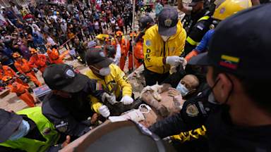 Strong aftershocks rattle Venezuela as rescue teams race to find more survivors