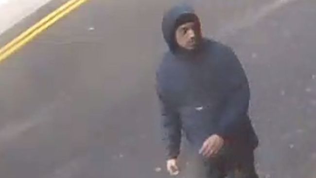 An image of the man police want to speak to in connection with the incident
