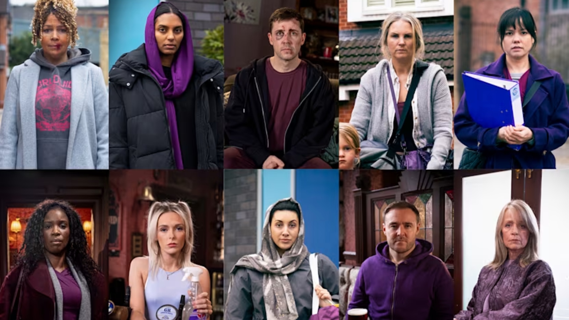 Coronation Street to use purple to raise awareness of domestic abuse