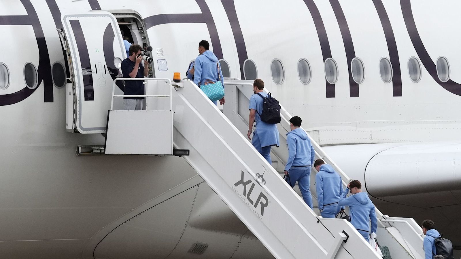 England squad fly to United States from Birmingham Airport for World Cup