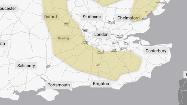 weather warning issued frost