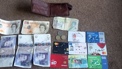missing wallet turns up