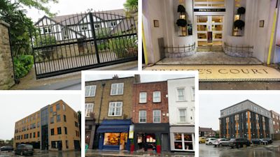 Some of the many properties owned by Manni Hussain.