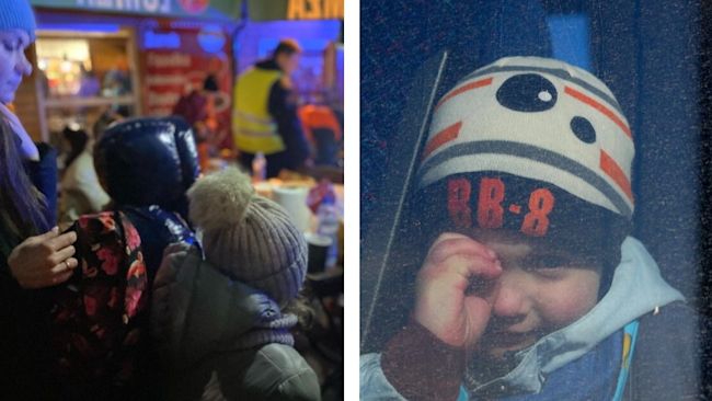 Refugee children fleeing Ukraine
ITV News
AP