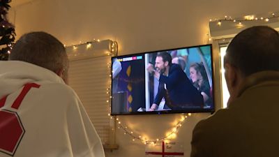 The Northampton Hope Centre has thrown open its doors to give people somewhere warm to watch the World Cup.