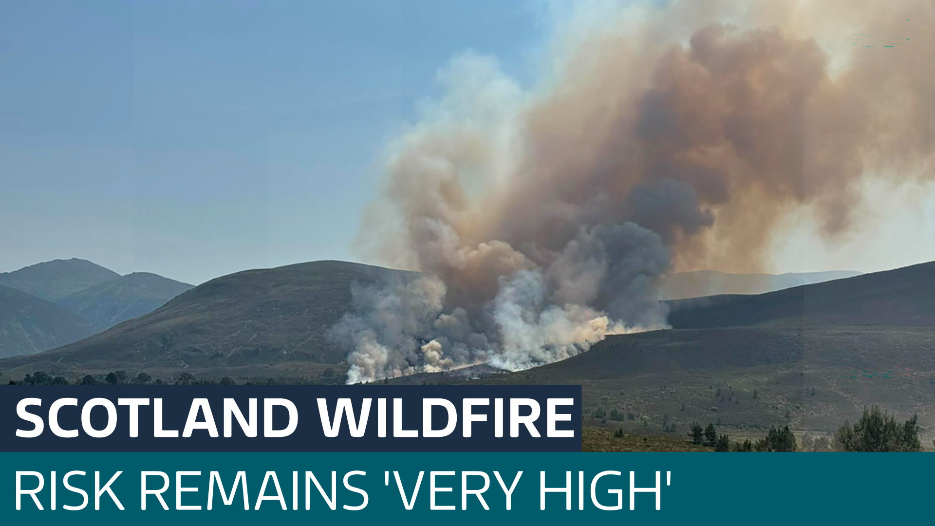 Cairngorms fire contained but 'very high' risk of wildfires remains in Scotland