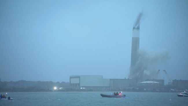 311021-fawley power station chimney explosion
