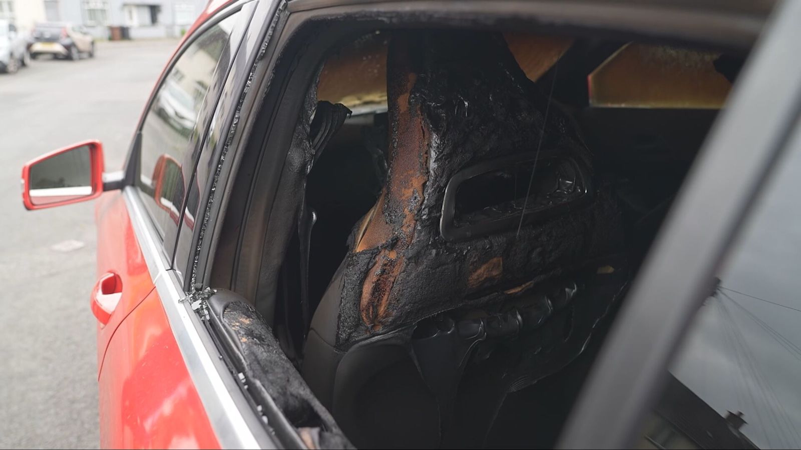 Car set on fire in race hate attack in Newtownabbey as man targeted three times