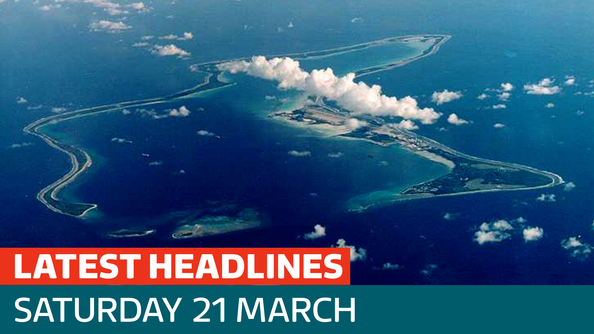 The latest headlines - as Iran reportedly attempts to strike Diego Garcia UK-US base - Latest From ITV News
