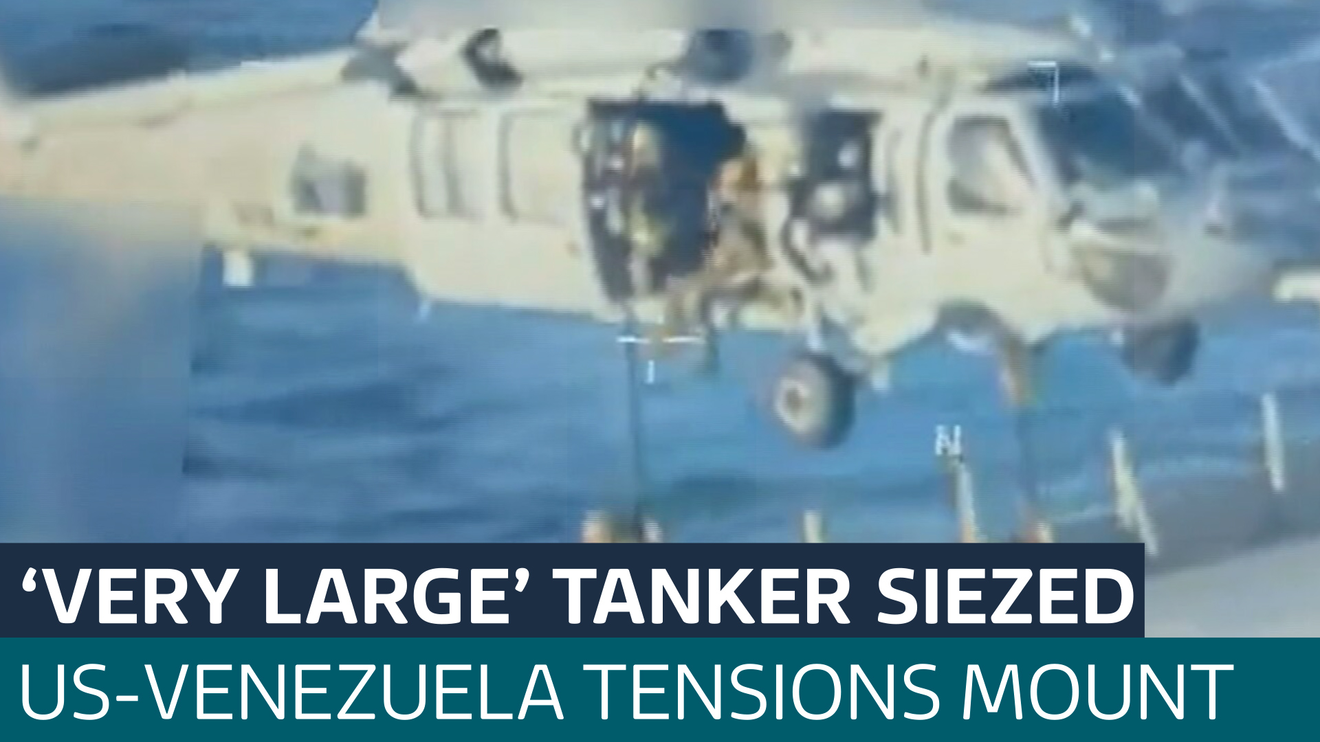 US seizes oil tanker off the coast of Venezuela - Latest From ITV News