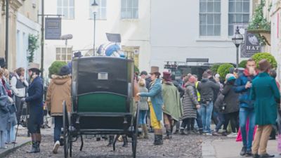 Filming in Bath