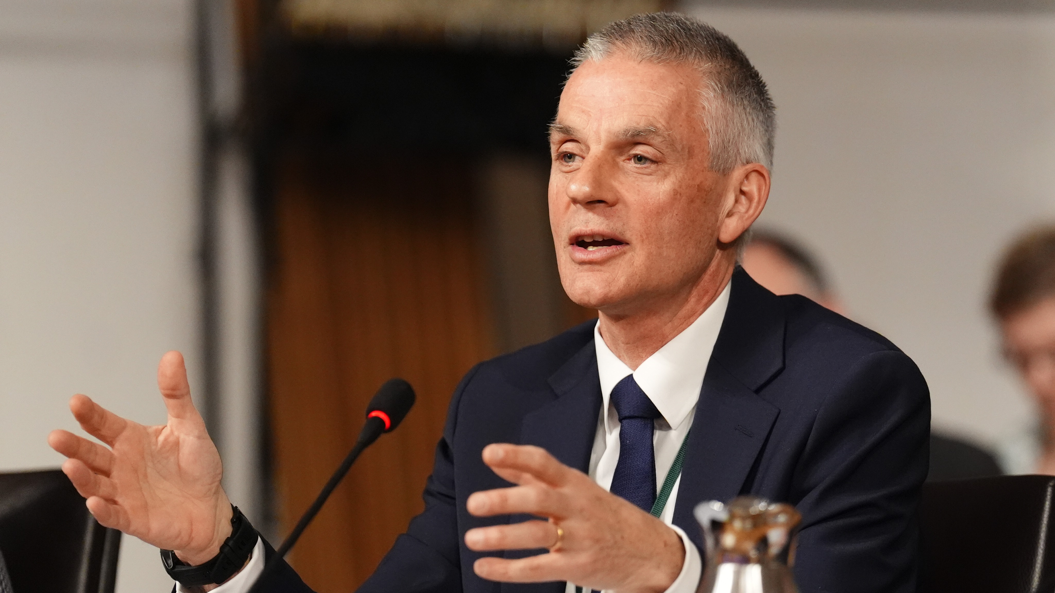 BBC chairman expected to apologise for Trump speech edit after Davie resignation