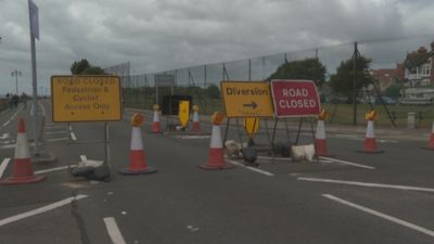 In Southsea large sections of seafront road are closed and will remain closed until September to the delight of cyclists and the dismay of some residents.