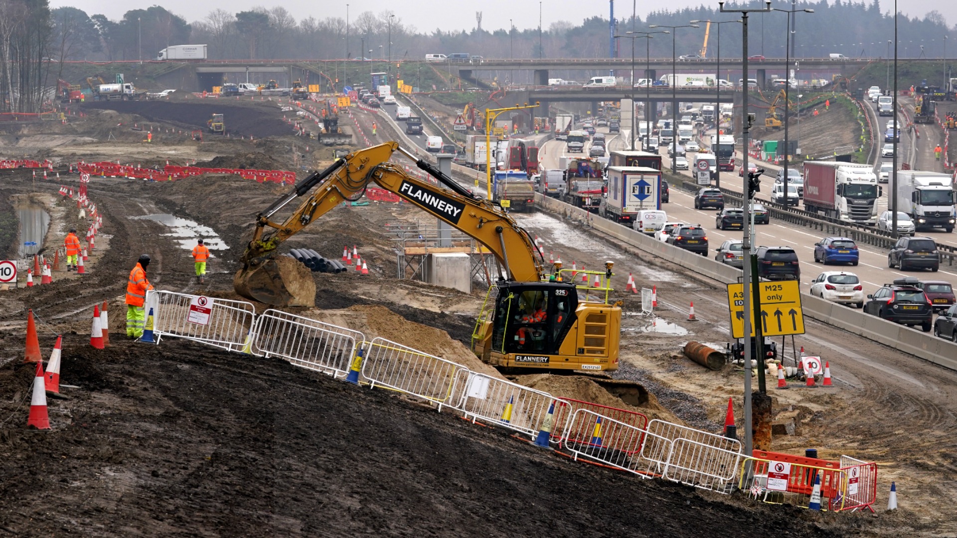 M25 Section To Close For Weekend For Third Time With Key Dates Revealed ...