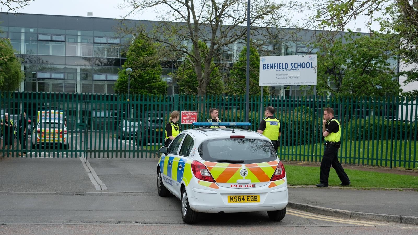 Newcastle's Benfield School put into lockdown after intruders enter