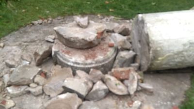 statue of former Ethiopian leader Haile Selassie has been smashed in a park in London (PA)