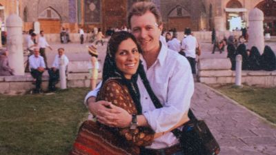 Richard Ratcliffe and his wife Nazanin Zaghari-Ratcliffe on holiday in Isfahan, Iran