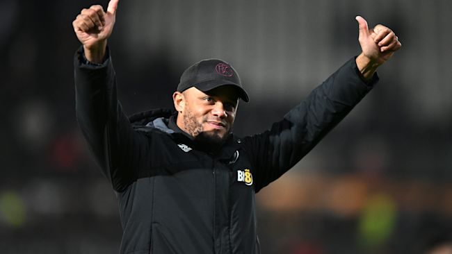 Vincent Kompany Burnley boss