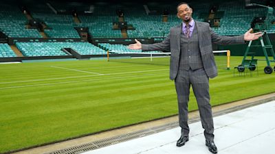 Will Smith during a photocall for King Richard at the All England Lawn Tennis Club (AELTC) in Wimbledon