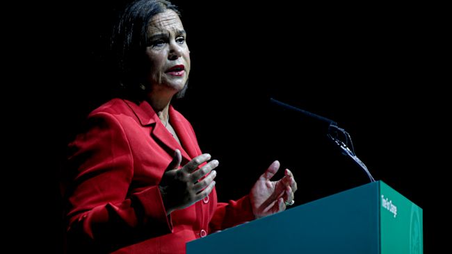 Mary Lou McDonald. Pic PA