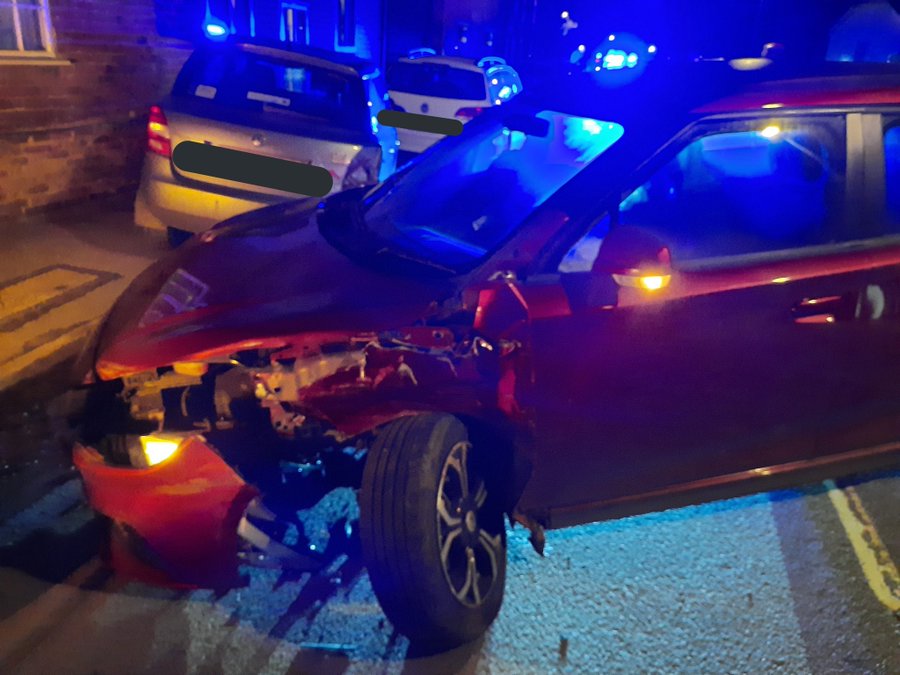 Driver smashes into 3 parked cars in Wilburton | ITV News Anglia
