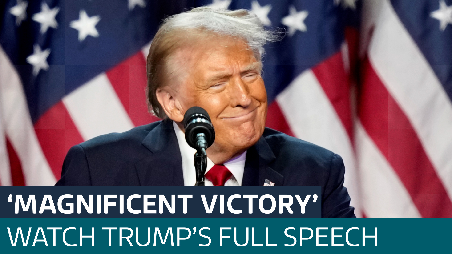 Donald Trump declare victory in speech to jubilant supporters - Latest From ITV News