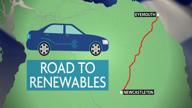Day one of the Road to Renewables takes us from Eyemouth to Newcastleton.
