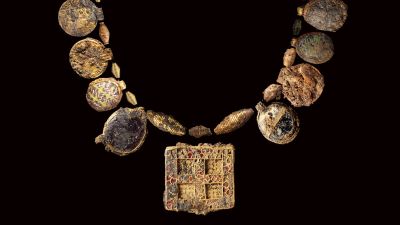 Saxon-era necklace belonged to a high status woman in the Kingdom of Mercia