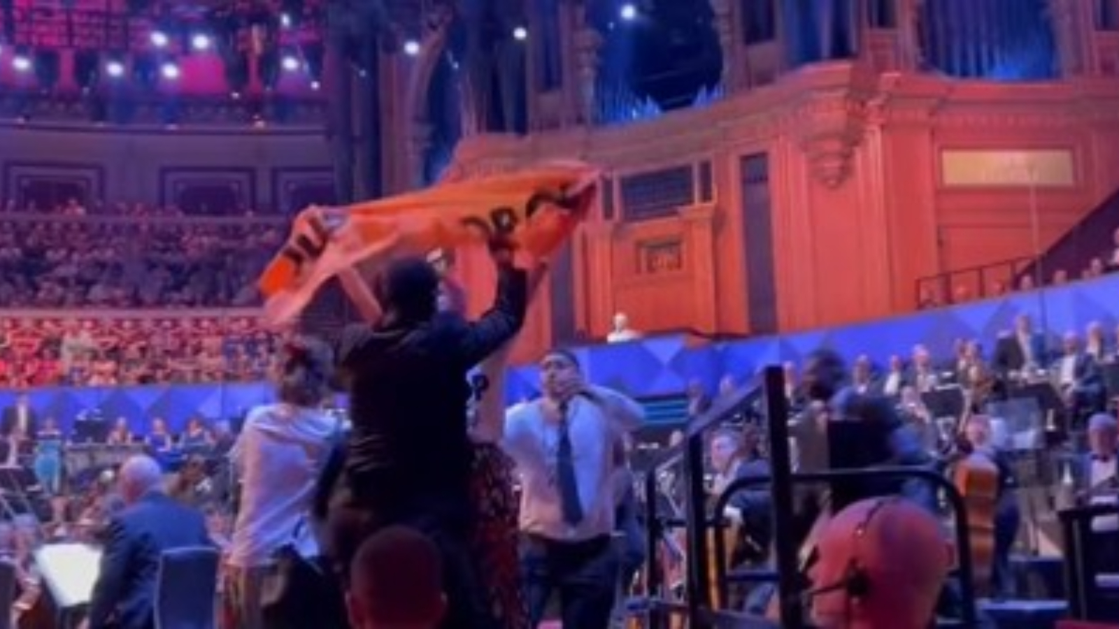 Just Stop Oil protestors disrupt opening night of Proms at Royal Albert Hall ITV News