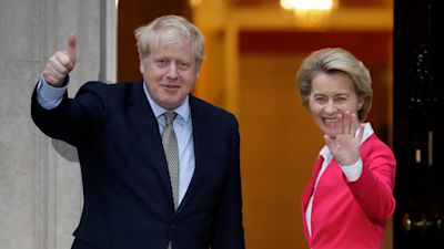Boris Johnson And Eu Chief Ursula Von Der Leyen To Redouble Efforts For Post Brexit Trade Deal Itv News