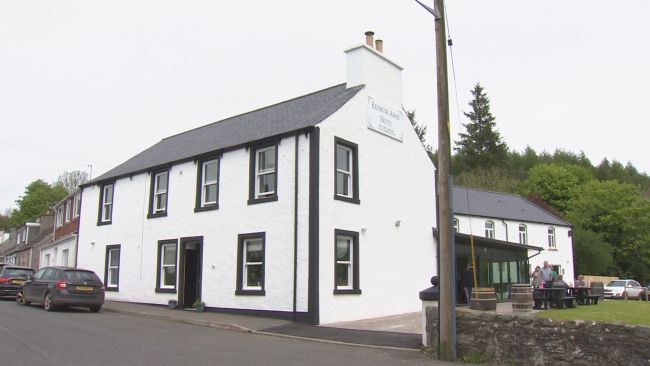 A pub has reopened in New Luce after five years closed. Picture: ITV Border. 