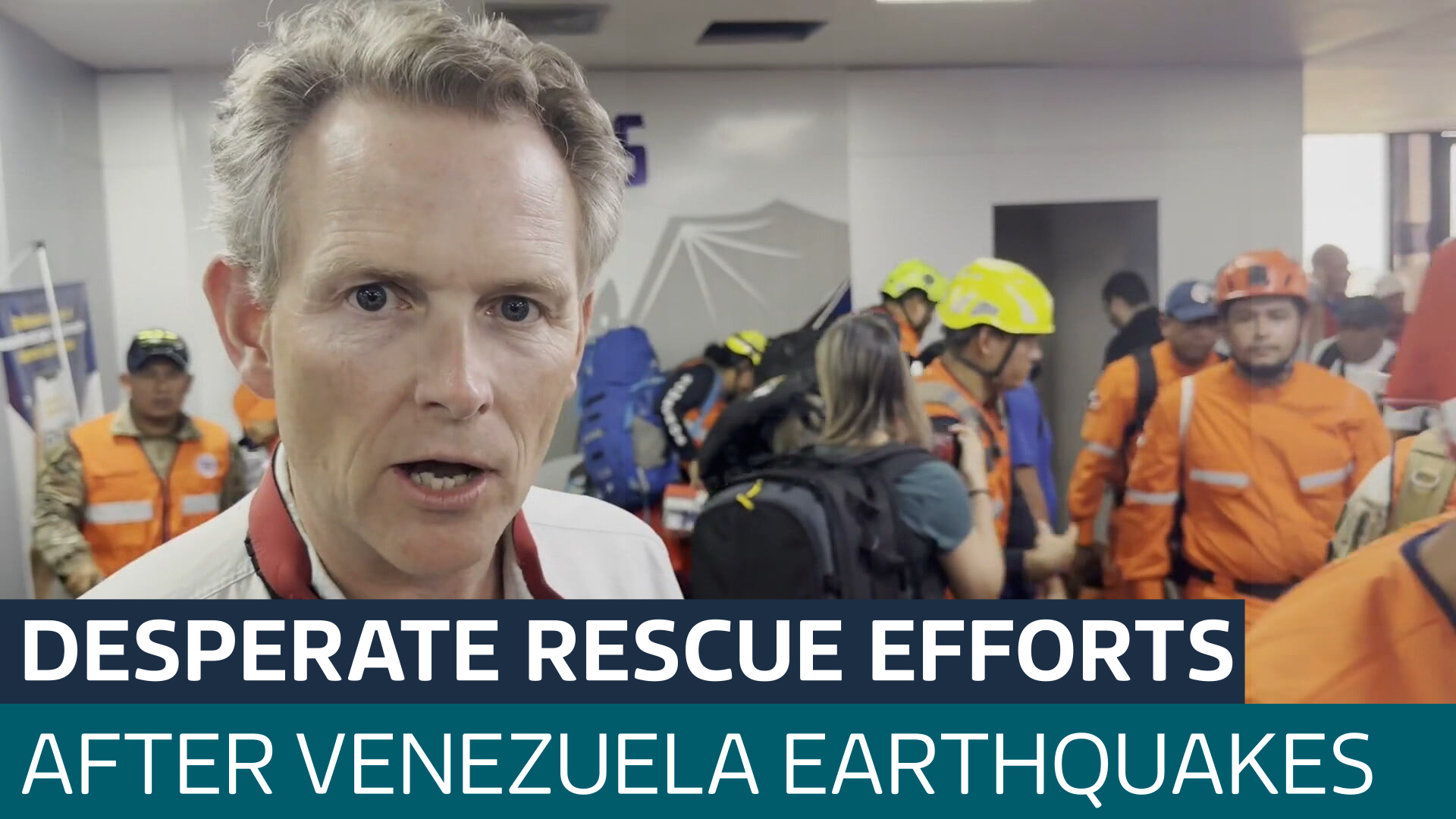 We report from Venezuela as rescue efforts ramp up