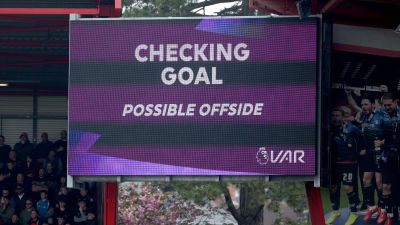 Football chiefs discuss expanding VAR powers to include free-kicks ...