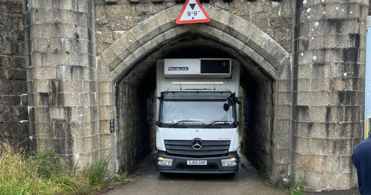 Third Incident In Two Weeks Sees Another Lorry Stuck Under Bridge In ...