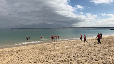 RNLI training Porthminster