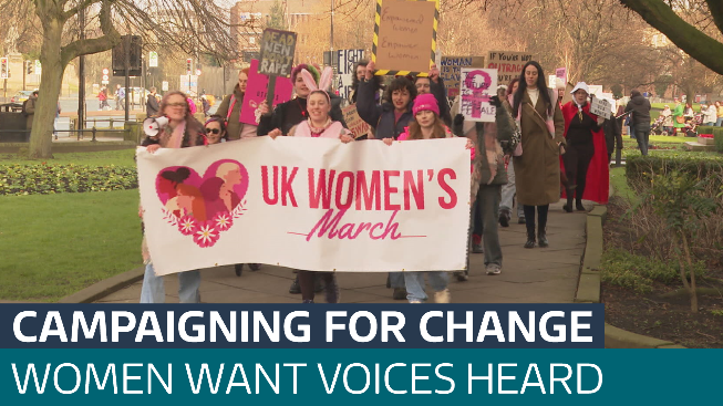 North East women take to the streets in campaign to end violence ...