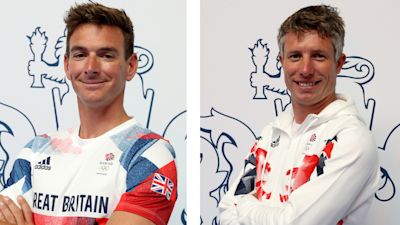 Sailors Stuart Bithell and Dylan Fletcher. Credit PA