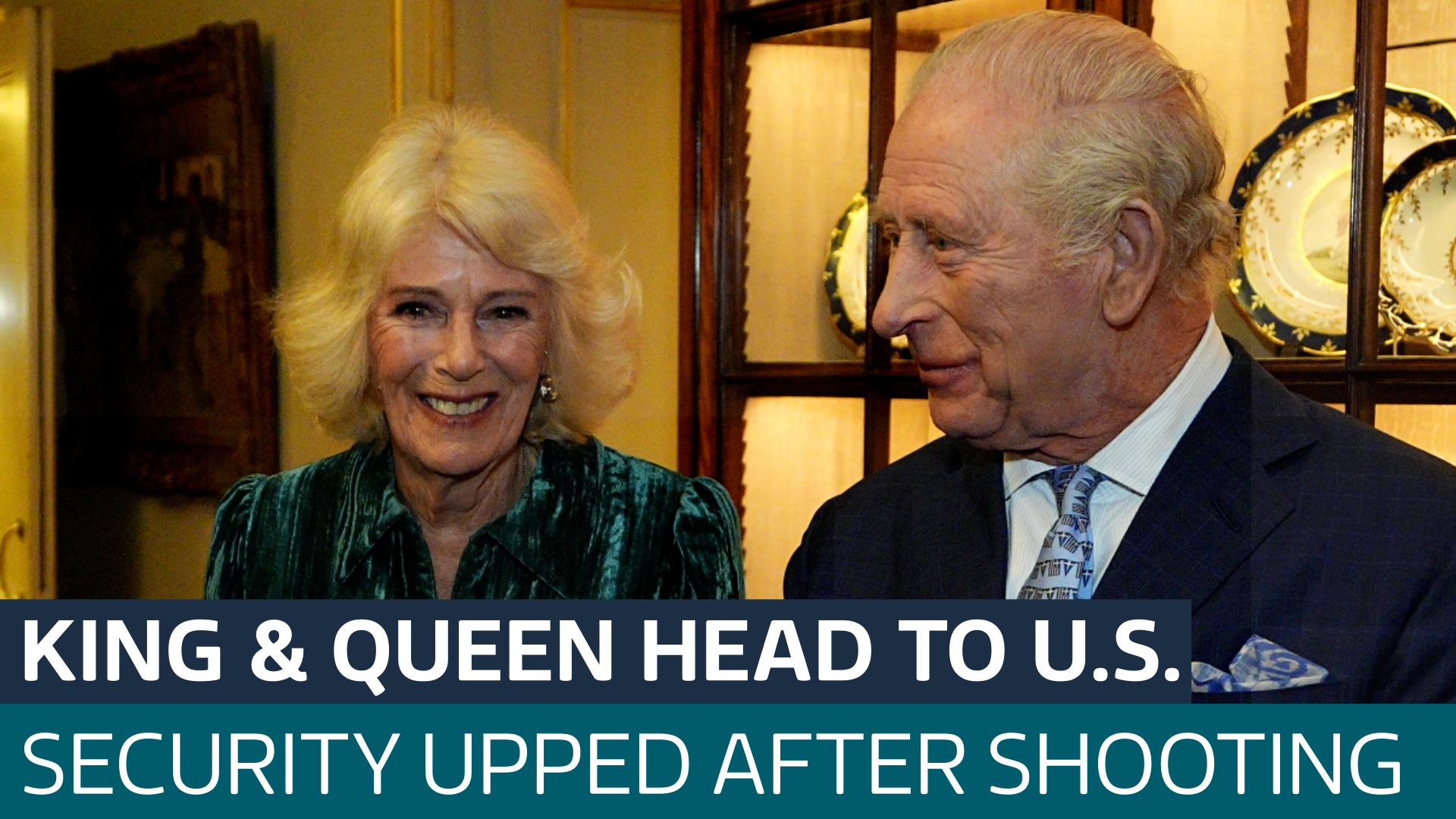 King and Queen set off for US state visit after Washington hotel shooting - Latest From ITV News