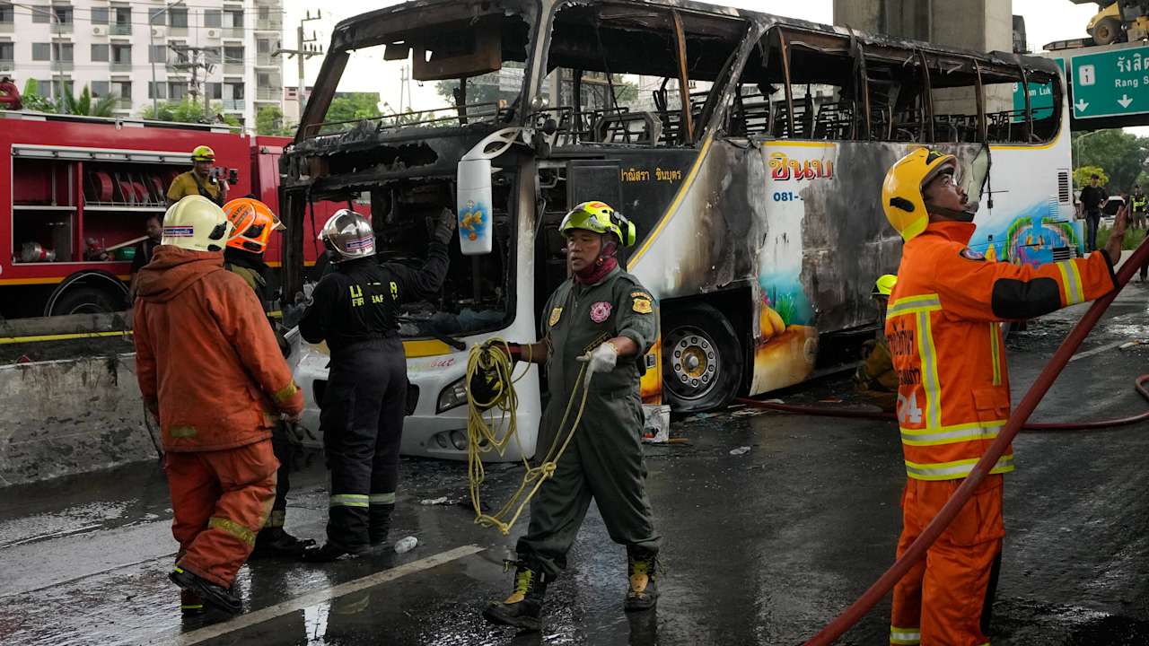 Mehr als 20 Tote in Thailand bei Brand eines Schulbusses vermutet