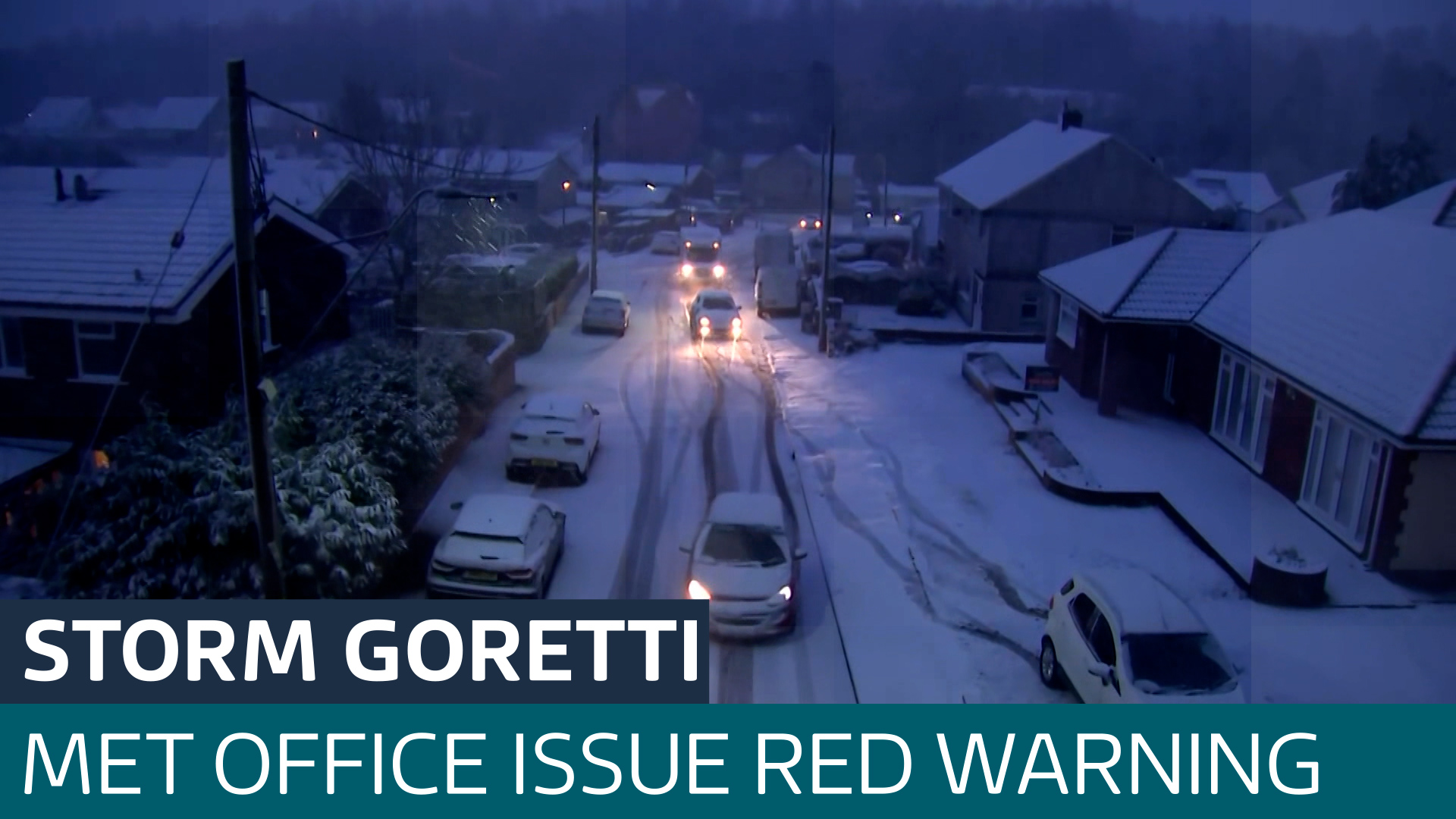 Storm Goretti: Rare red weather warning issued with heavy winds and ...
