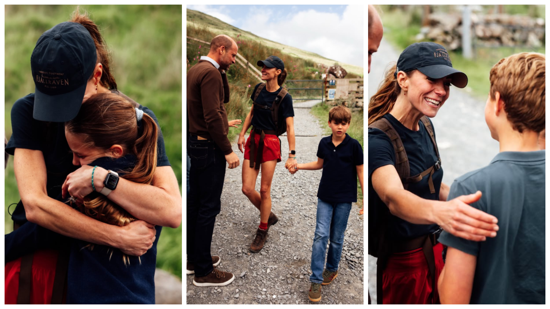 New photos show Kate being hugged by family at end of Three Peaks Challenge  | ITV News