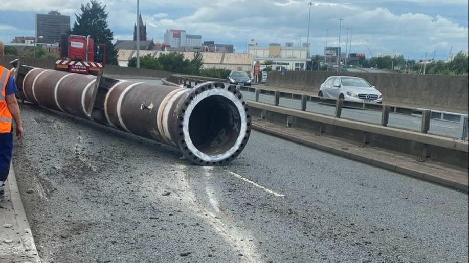 A66 in Middlesbrough to be shut for several days after pipe