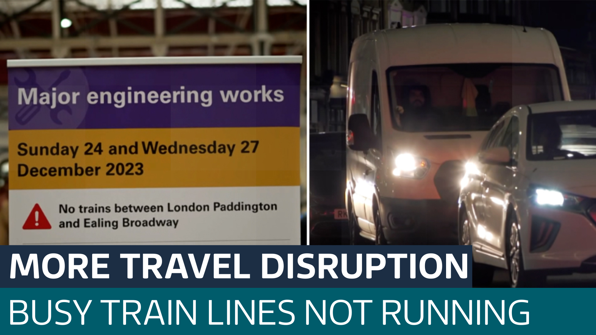 More Christmas travel disruption as two of UK's busiest train stations ...