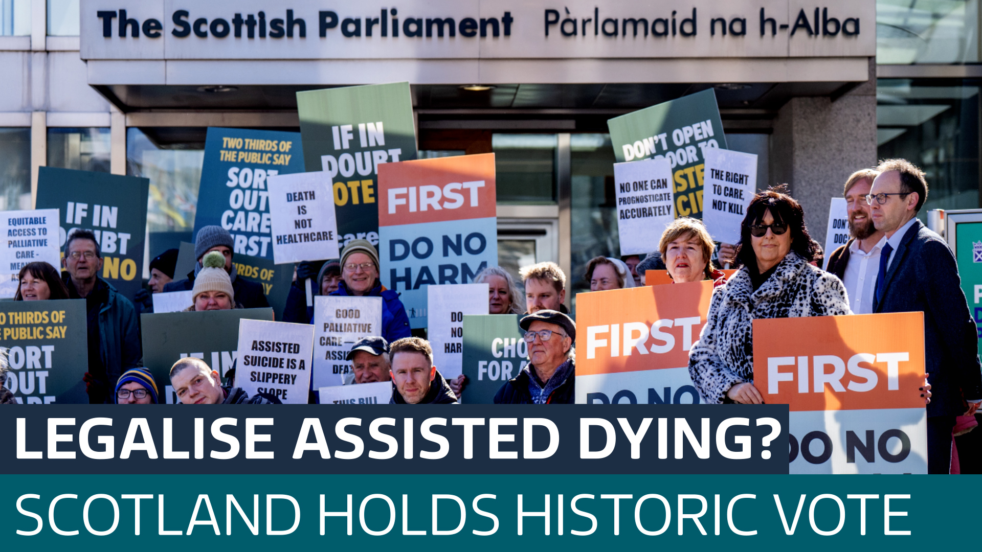Scottish Parliament set to vote on whether to legalise assisted dying - Latest From ITV News
