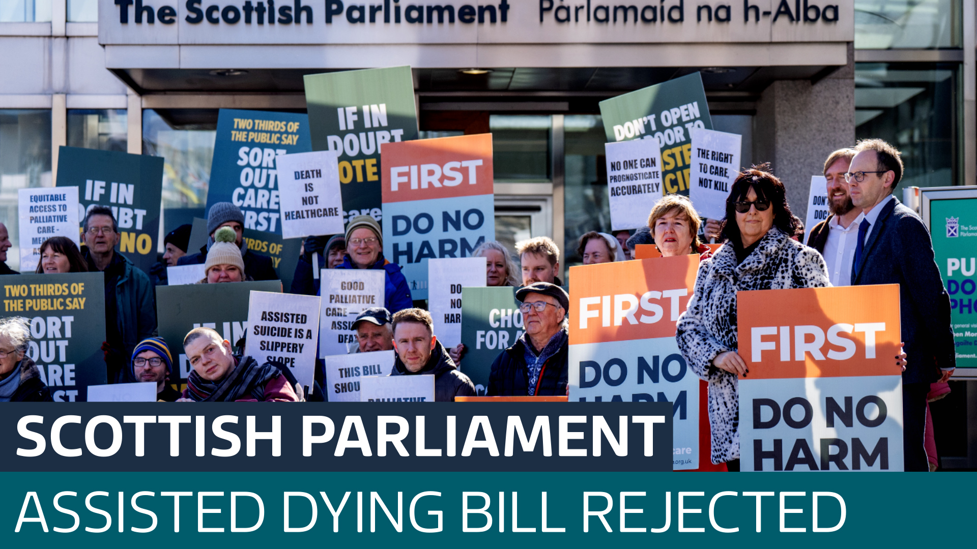 Scottish Parliament rejects Assisted Dying bill - Latest From ITV News