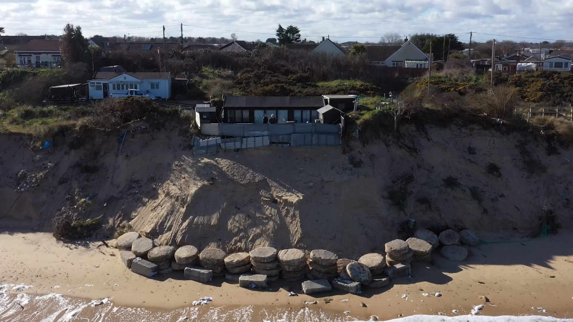 Urgent call for sea defences after man s garden is lost to coastal