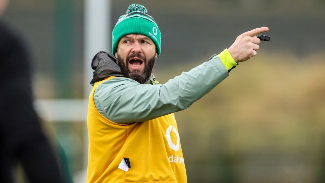 Credit: INPHO / Billy Stickland
Head coach Andy Farrell
reland Rugby Squad Training, IRFU High Performance Centre, Sport Ireland Campus, Blanchardstown, Dublin 5/2/2021 
