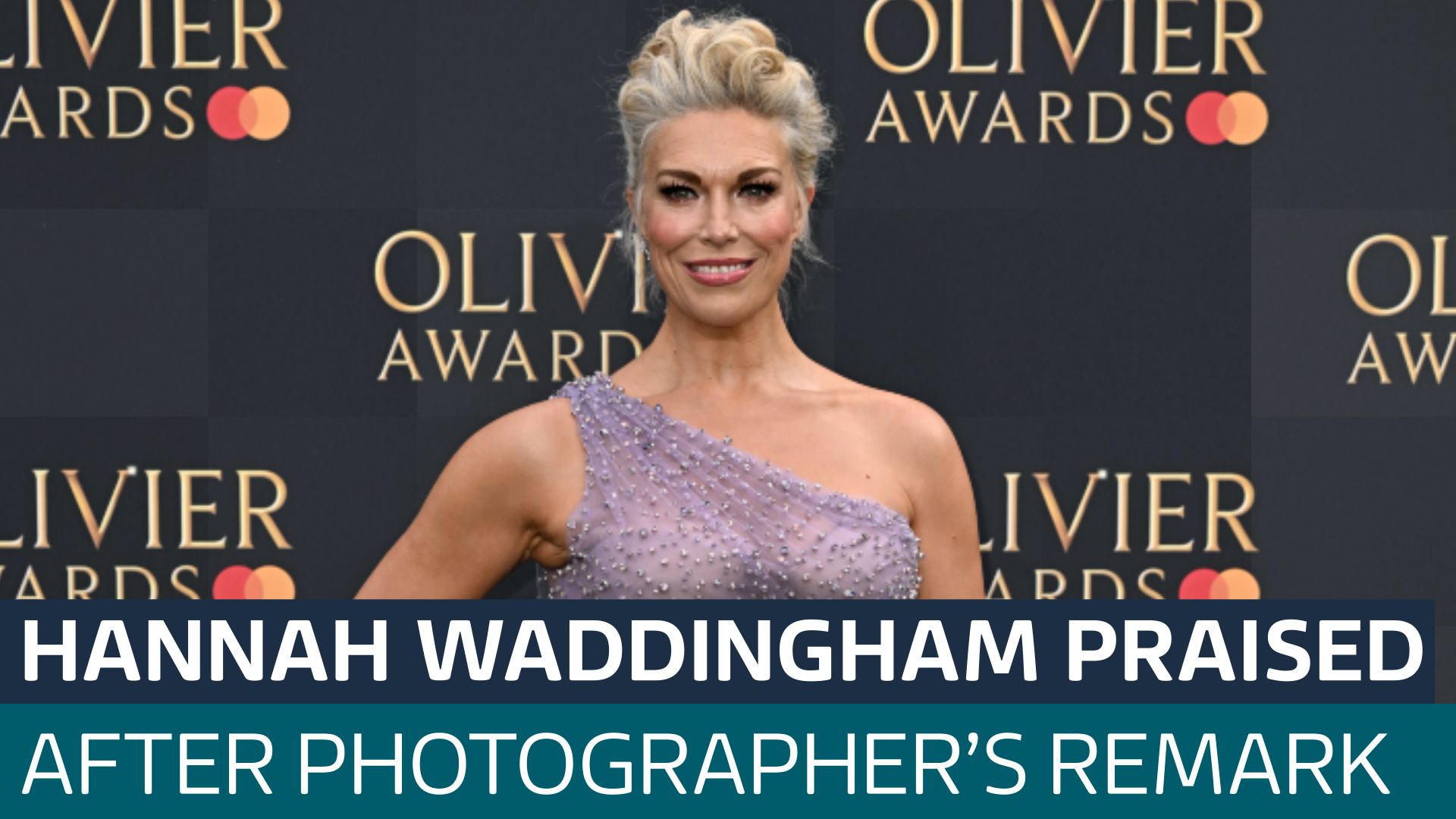 Actor Hannah Waddingham praised for response to photographer's comment