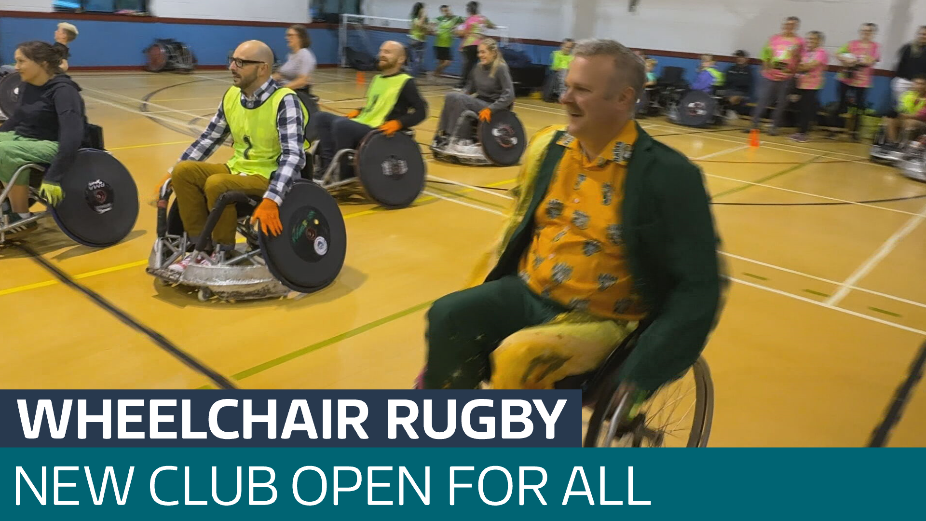 Ex-player opens wheelchair rugby club after the sport 'saved his life ...