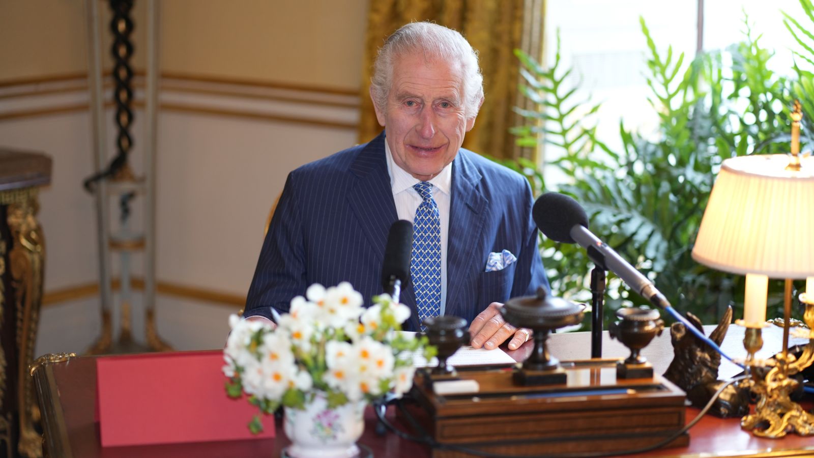 King Charles records first public message since Kate's cancer diagnosis